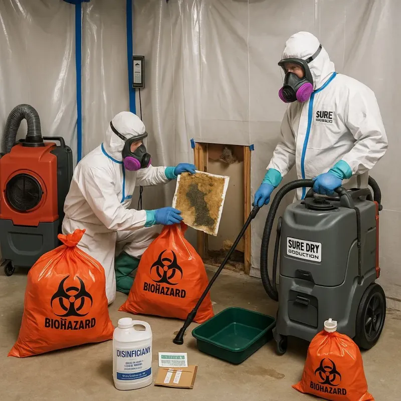Contaminated Water Handling Protocols process in West Elsdon, IL