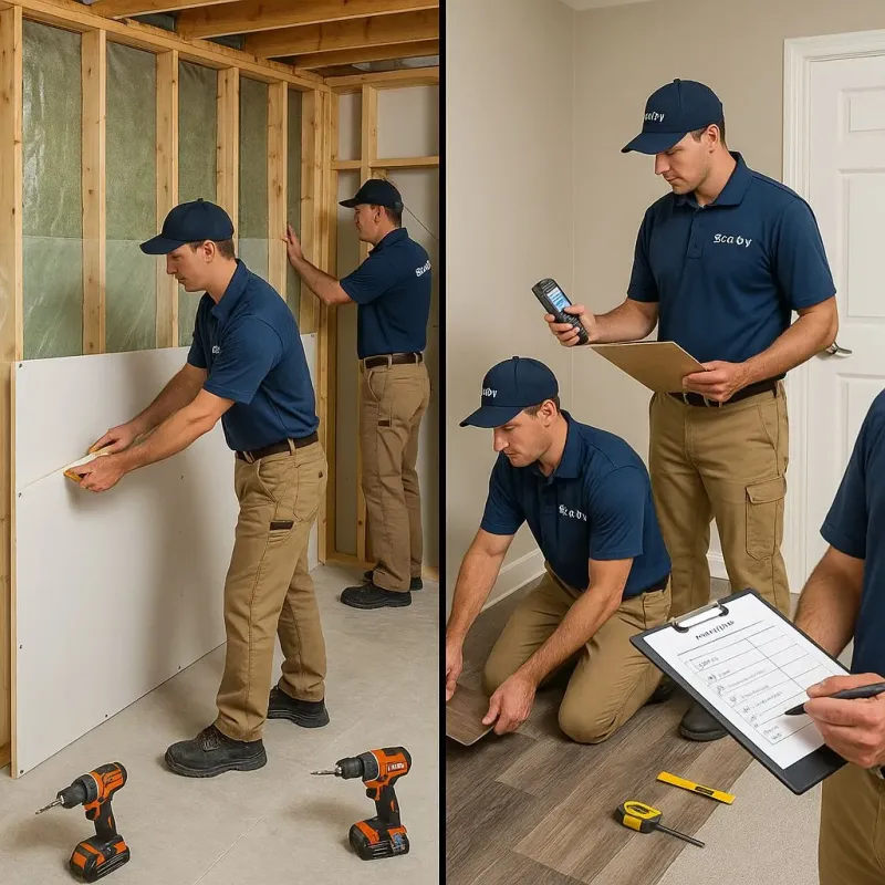 Repairs and Reconstruction process in West Elsdon, IL